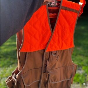 Browning Orange and Brown Field Vest